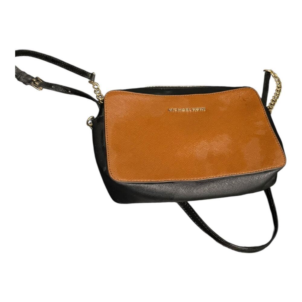 Michael Kors Jet Set Item East West Chain Crossbody Bag Jasmine Yellow/Brown